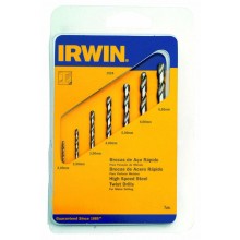 Jogo de Brocas Aço Rápido Irwin 2 à 6.5mm - ref: 1765322