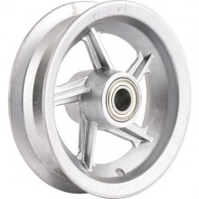 Aro de alumínio 8" com rolamento para pneus 3,25 ou 3,50  VONDER